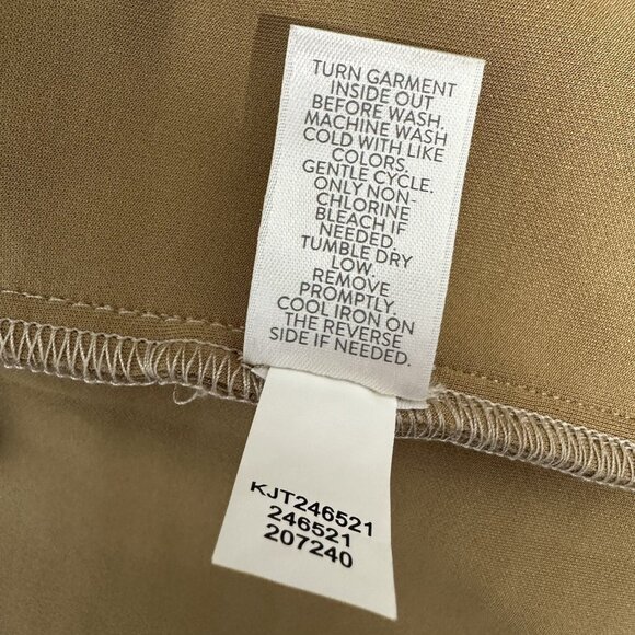 J Jill Button Up Shacket Jacket 3X Wearever Collection Faux Suede Tan - Picture 11 of 12